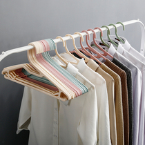 Hangers Japanese-style adult simple female hangers hangers wholesale non-trace plastic clothes strut household clothes hangers