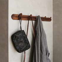 AUDO | otherwise otherwise | One word coat hanging black walnut solid wood porch coat rack coat hook adhesive hook