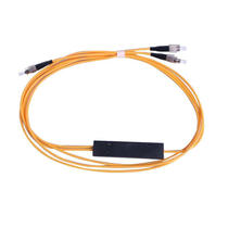 1:2 Optical splitter 1: 2 1: 2 Fiber splitter 1SC 2 splitter Box pigtail square head