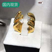  Limited special offer Spanish trendy brand UNOde50 personality handmade claw branch gold-plated ring exaggerated Europe and the United States