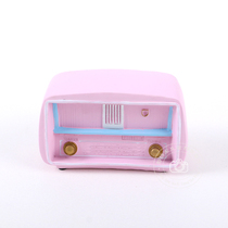 Children Photography Props Radio Pink Candy Color Props Pink Props Radio Store Money Pot Photo Props