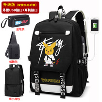 Backpack Korean version of the trend fashion travel computer bag female high junior high school students school bag large capacity backpack boys