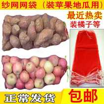 Garlic dense silk loading small mesh durable fruit and vegetable fruit mesh bag practical silk bag orange mesh bag gauze mesh