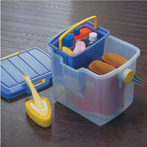 Japan iris Alice bucket car storage box multi-function portable with cover load-bearing car wash storage fishing stool