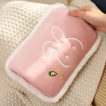 2022 new hot water bag warm hand baby charging type explosion - proof plush cute warm baby female heating belly electric treasure
