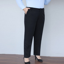 Large code Free Hot Western Pants Woman Pro West Dress Pants Slim Fit Straight Cylinder 300 Catty Weight Mm Positive Fit Straight Cylinder Long Pants Summer