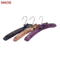 MAOS fabric sponge hanger drying rack household clothes rack non-slip Women wedding clothes rack sweater hanger