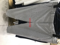 2018 autumn new mecity womens minimalist business OL two-color thousand bird pants 548989 tag 599