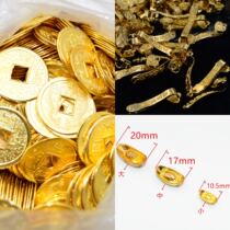 Shanghai Jiadi hand for gold alloy Yuanbao copper money Ruyi handmade DIY Merchants accessories