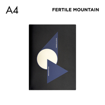 Liangshan single folder FP-Y01 Simple creative L-shaped folder Hard black and white art single folder A4 single folder Exquisite file set