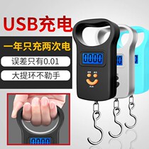 Portable electronic scale portable electronic scale household Hook scale portable small hand scale high precision spring scale