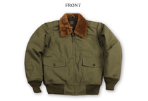 Vicious dog Bronson reengraved B- 10 flying jacket Mens Military padded coat short lapel winter click