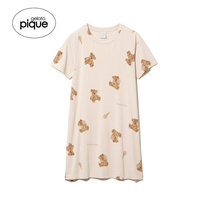gelato pique22 spring new big boy nightdress ice cream bear print dress PJCO221477