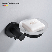 Nordic bathroom 304 stainless steel towel rack Bathroom bath towel rack hardware bathroom pendant set black