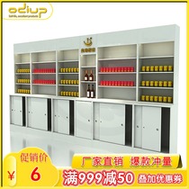 Supermarket convenience store back cabinet Smoke cabinet Wine cabinet Maternal and child store shelf Milk powder cabinet Austrian storage cabinet Locker display cabinet