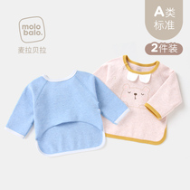 Mela Bella newborn baby half-back clothes thin spring autumn newborn monk clothes top baby cardigan clothes