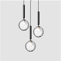 Nordic modern bedroom bedside chandelier Creative personality Three heads restaurant bar Clothing store Milk tea shop small chandelier