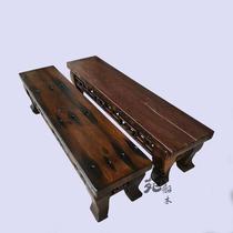 Old ship wooden stool home living room long bench outdoor leisure stool villa apartment reception seat solid wood bench