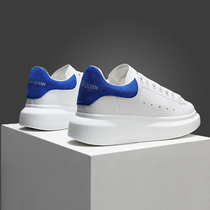 Treasure Blue Tail Mckunpa Small White Shoes 2021 New Women Shoes Genuine Leather Thick Bottom Interior Heightening Lady Sports Casual Shoes