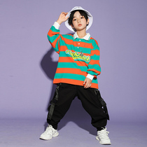 2020 Children Street Dance Suit Boy Hip Hop Personality Less Pediop Play Out Girl Jazz Dance Fall New