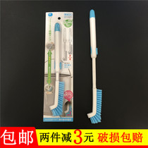KM telescopic handle drain right angle brush sewer cleaning brush long handle kitchen bathroom toilet brush