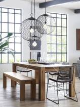 Nordic all solid wood dining table and chair combination old retro small apartment dining table rectangular negotiation conference table creative