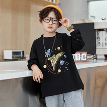 Childrens clothing boys clothes 2021 new autumn style spring and autumn T-shirt handsome children Korean version of handsome base shirt tide