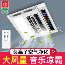 Liangba lighting two-in-one electric fan kitchen bathroom integrated ceiling embedded air-conditioning type cold fan