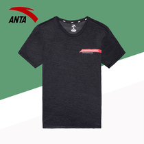 Anta short-sleeved men spring 2021 official website flagship new quick-dry breathable training loose sports casual T-shirt men