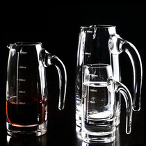 Lead-free liquor wine separator Red wine quick decanter Foreign wine male cup Crystal wine glass measuring cup with scale jug