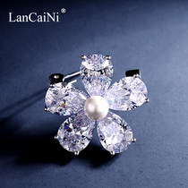 Brooch womens accessories small plum corsage Korean simple luxury atmosphere high-end coat coat cardigan pin buckle