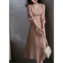 Mularsa Morandi powder Crushed Flowers Dress dress Summer closeted Salt Can Be Sweetened with Sweet Style Tea Hysteria