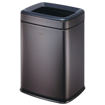 Southern GNF high-end stainless steel trash can home living room bedroom square double-layer trash can kitchen without lid