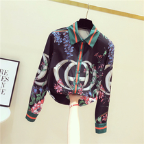 South Korean light-cooked blouses design sensation Little crowdsourced 2020 Spring loaded with new foreign air fashion Snow spinning shirt Female retro port taste