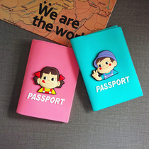 2021 new cartoon passport storage passport bag Animation passport protection cover Passport holder Passport cover Document bag