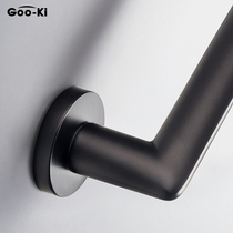Göoge No color series mute door lock indoor door lock modern minimalist Nordic wind gray door handle