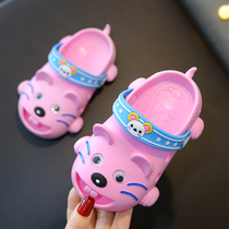 2020 year of the rat new childrens slippers summer home with non-slip soft bottom children baby mouse girls cool slippers