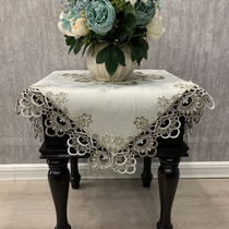 Lace American coffee table tablecloth New Chinese corner towel cover washing machine refrigerator dust cover bedside table cover cloth