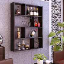 Wall-mounted Wine Rack restaurant hotel wall hanging wine cabinet red wine rack creative multi-layer shelf simple modern