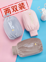 Fashion sleeve female personality autumn and winter work anti-dirty gloves short sleeve tube office down jacket long cotton sleeve