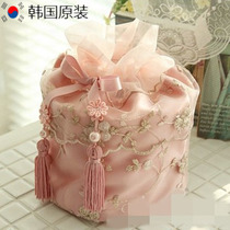 South Korea Import Lace Tissue Box Sleeve Pumping Paper Box Hood Lace Paper Cover Cloth Art Creative Spot