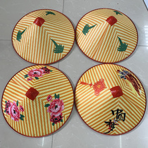 2021 new spring and summer tea sunscreen bucket hat dance fishing cap plastic big eaves rain proof men and women sun hat