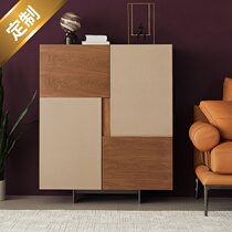 Italian Minimalist Dining Side Cabinet Leaning Against Wall Light Lavish Modern Minimalist Living-room Tea Water Cabinet Containing Cabinet Locker designer