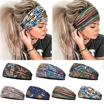 Bohemian Wide Stretch Headbands Women Headwrap Turban Headwe
