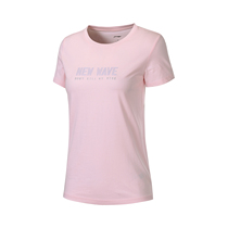Li Ning counter womens sportswear 19 summer new breathable half-sleeve casual round neck short-sleeved T-shirt AHSP142