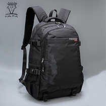  Feidu Didu mens backpack backpack large capacity Oxford cloth bag trend simple sports waterproof travel bag