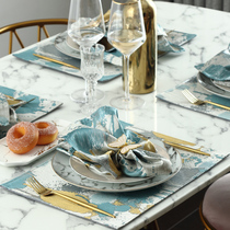 Dream lover table mat Western dining mat European-style insulation mat bowl mat coffee table mat cloth tray mat light luxury table mat