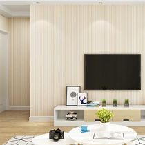 Modern simple plain plain living room dining room embossed 3d three-dimensional stripe wallpaper Nordic bedroom background wall fashion wallpaper