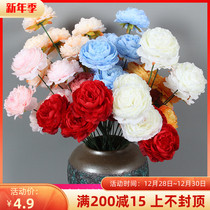 The Spring Peony simulation flower wedding Brazil Rose Wedding Hall decoration road lead flower arrangement peony flower Flower core quality