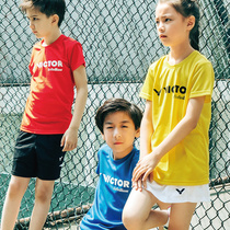 VICTOR Wickdo Victory Badminton Clothing T-shirt Short Sleeve Shorts Skirt Set New Kids 82028